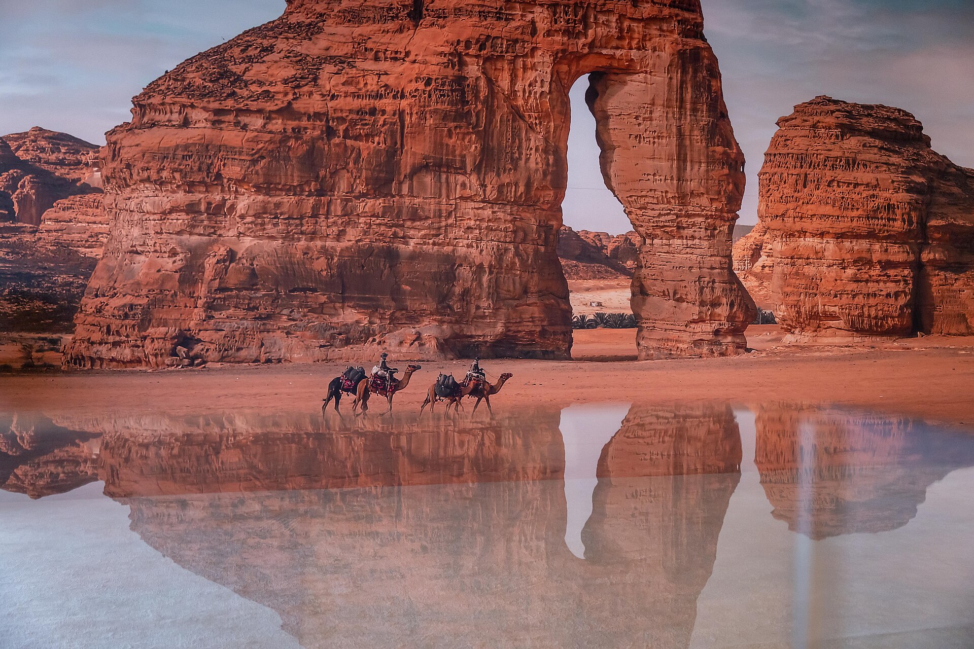 Rock formations in AlUla