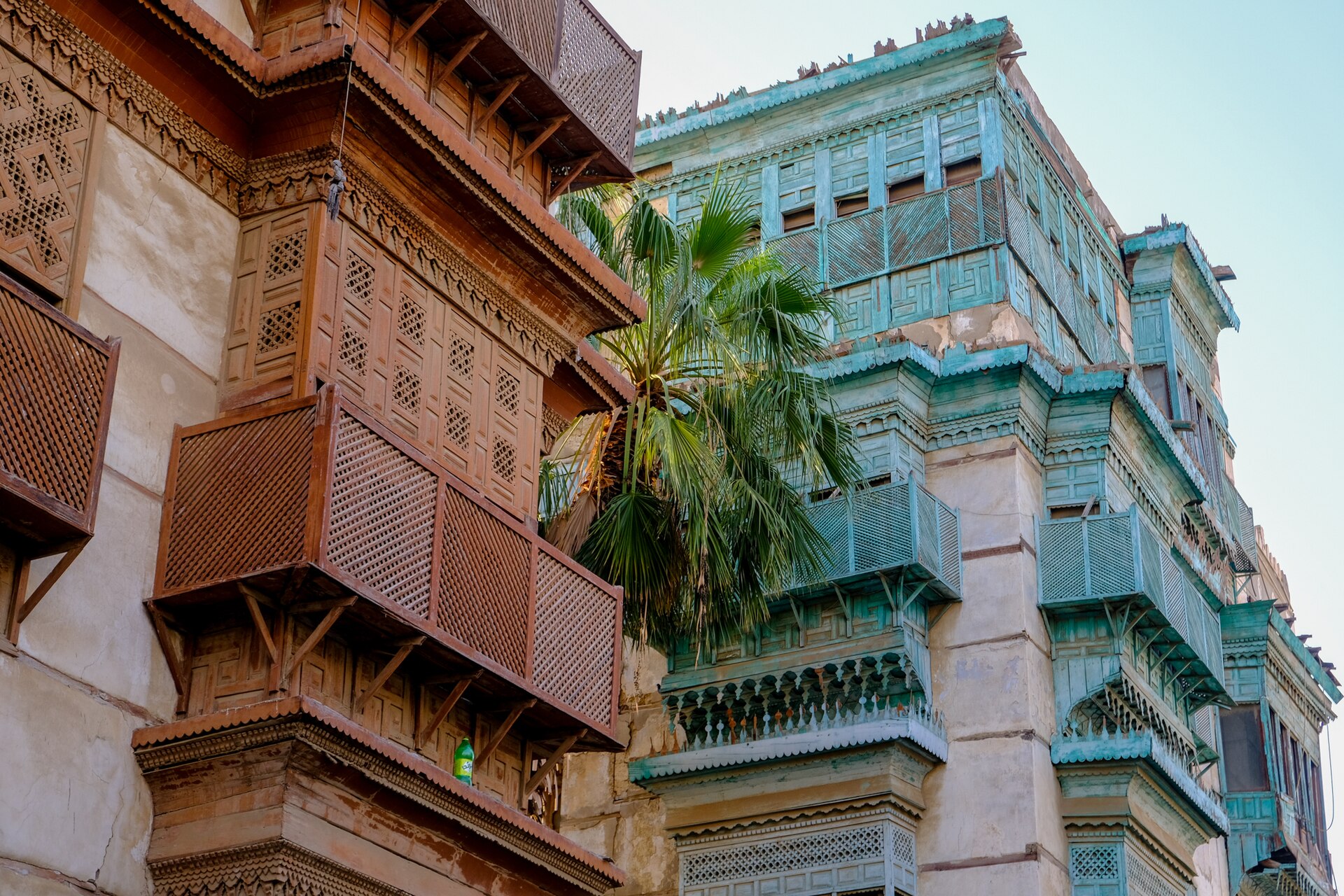 Traditional architecture in historic Jeddah