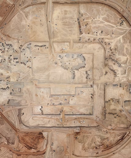 Aerial view of the New Murabba project in Riyadh